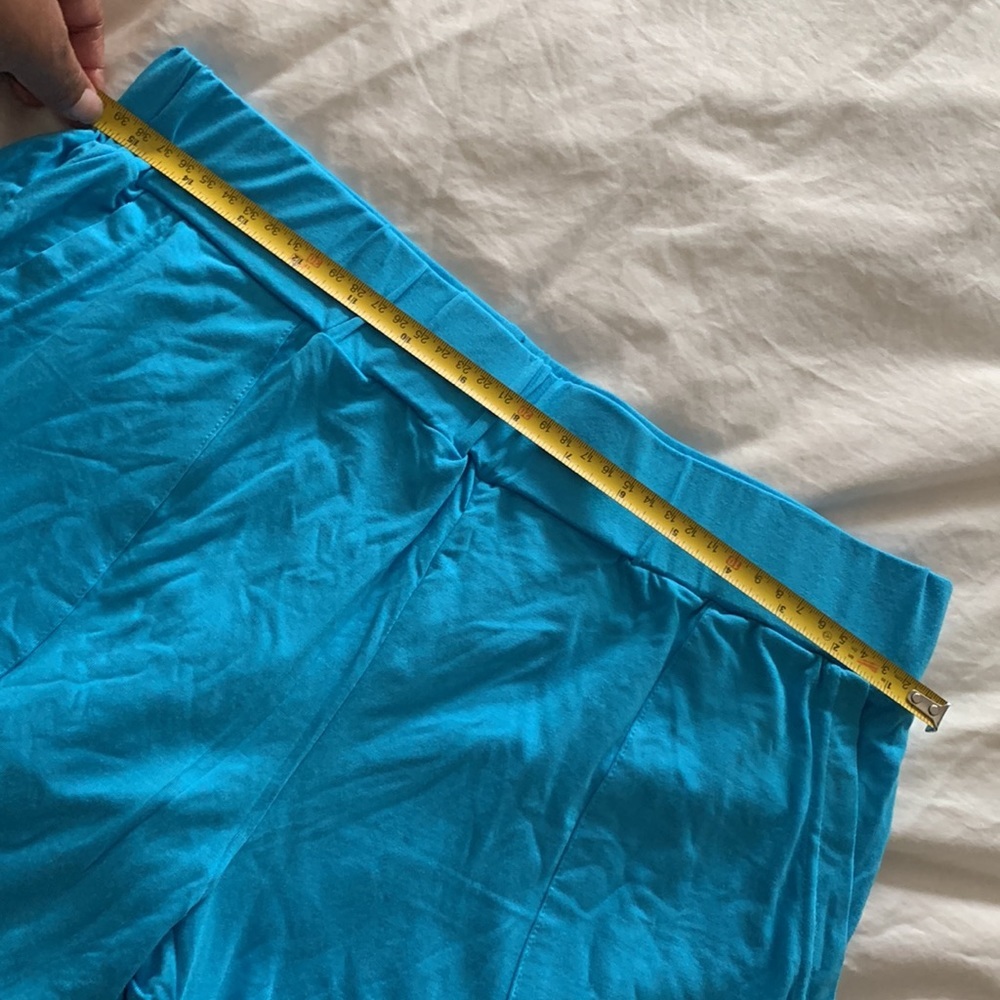 Women 2 pc Loungewear set in Aqua Bamboo viscose - Picture 6 of 8